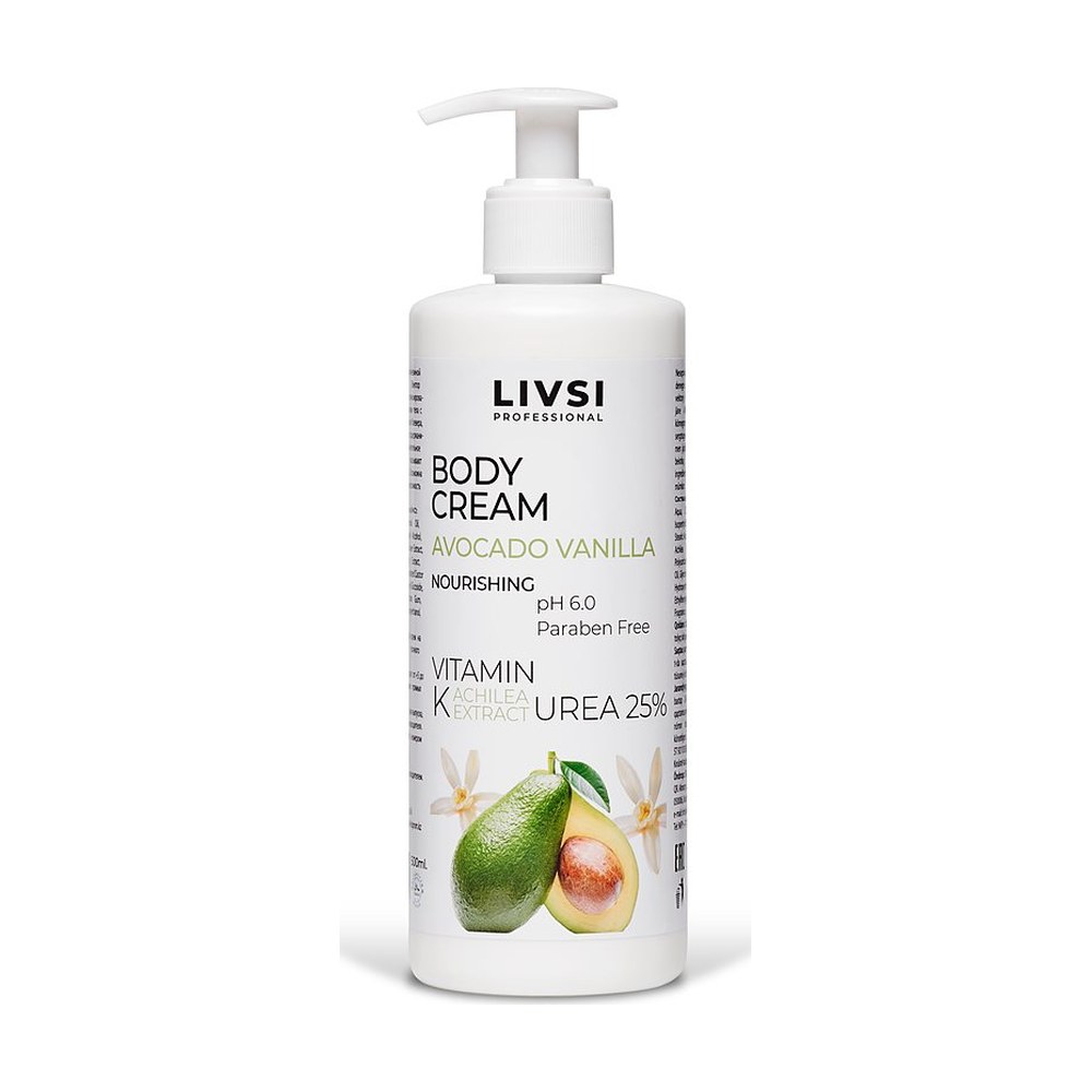 BODY CREAM Avocado Vanilla — LIVSI