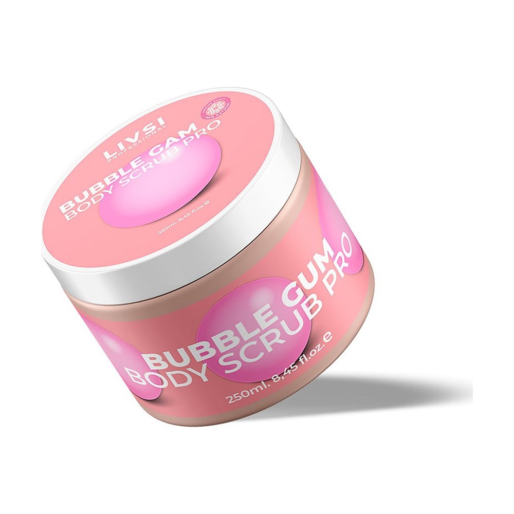 BODY SCRUB PRO BUBBLE GUM — LIVSI