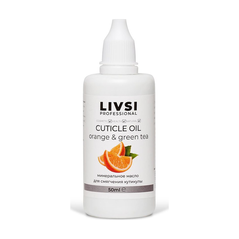 Cuticle oil mineral orange&green tea — LIVSI