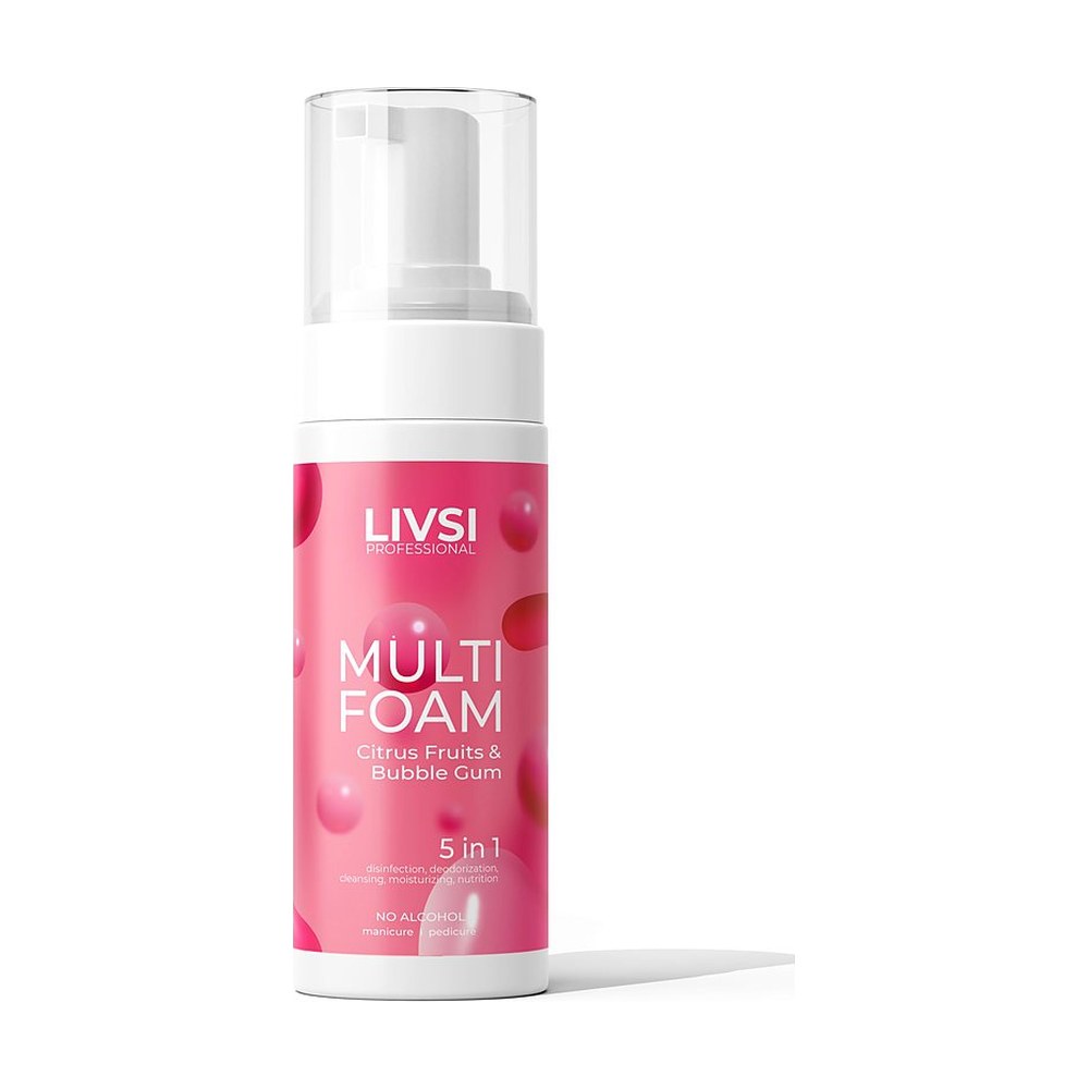 Multi Foam Citrus Fruits & Bubble Gum 5в1 — LIVSI